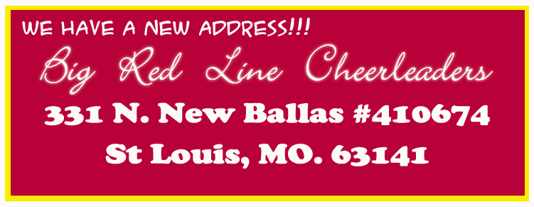 St Louis NFL Cheerleaders - Big Red Line